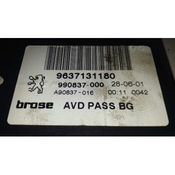 Recambio de motor elevalunas delantero derecho para peugeot 307 (s1) xs referencia OEM IAM 9637131180  