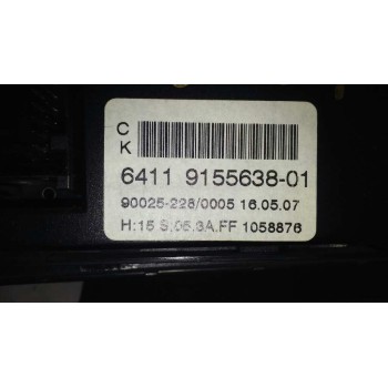 Recambio de mando climatizador para bmw serie 5 berlina (e60) 520d referencia OEM IAM 6411915563801  