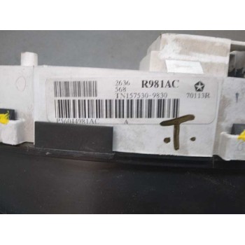 Recambio de cuadro instrumentos para chrysler voyager (rg) 2.5 crd cat referencia OEM IAM TN1575309830 R981AC 