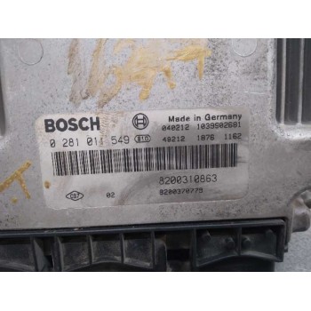 Recambio de centralita motor uce para renault grand scenic 1.9 dci referencia OEM IAM 8200310863 0281011549 