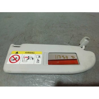 Recambio de parasol derecho para seat ibiza (6p1) fr referencia OEM IAM 6J0857552C  