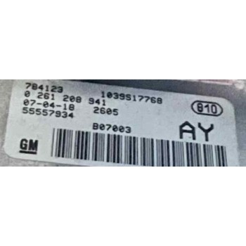 CENTRALITA MOTOR UCE 55557934 1039S17768 0261208941