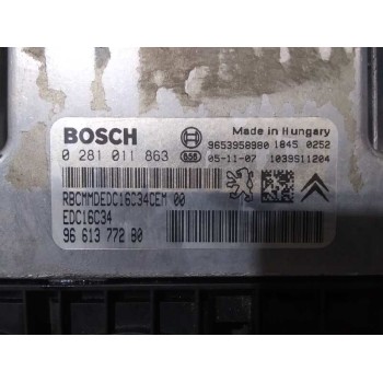 Recambio de centralita motor uce para peugeot 307 berlina (s2) x-line referencia OEM IAM 9661377280 0281011863 