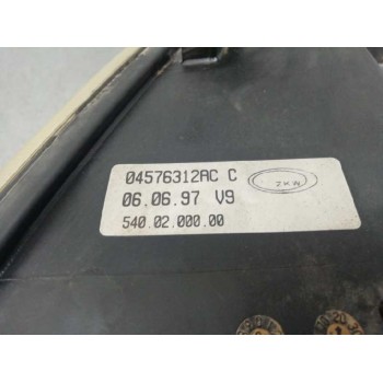 Recambio de faro derecho para chrysler voyager (gs) 2.5 td referencia OEM IAM 04576312AC  