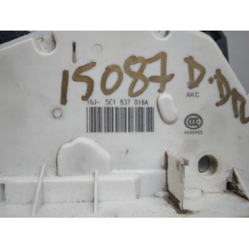 Recambio de cerradura puerta delantera derecha para skoda octavia combi (5e5) style referencia OEM IAM 16J5E1837016A 7 PINES 
