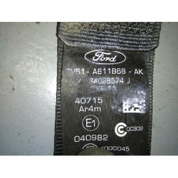 Recambio de cinturon seguridad trasero derecho para ford fiesta (ccn) sync edition referencia OEM IAM 8V51A611B68AK  5P