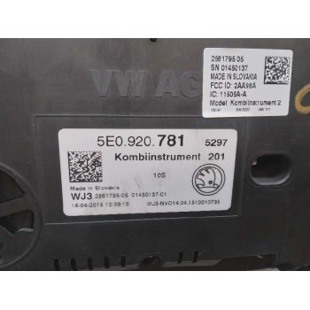 Recambio de cuadro instrumentos para skoda octavia combi (5e5) style referencia OEM IAM 5E0920781 5E0920781 