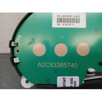 Recambio de cuadro instrumentos para citroën c3 collection referencia OEM IAM A2C53385740  