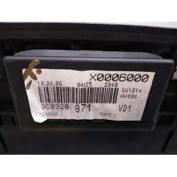 Recambio de cuadro instrumentos para volkswagen passat berlina (3c2) advance referencia OEM IAM 3C0920871  