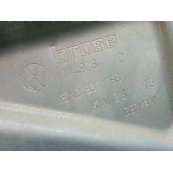 Recambio de elevalunas delantero derecho para volkswagen tiguan (5n2) advance bluemotion referencia OEM IAM 5N0837462 SOLO MECAN