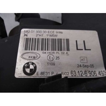 Recambio de faro izquierdo para bmw serie 3 berlina (e46) 320d referencia OEM IAM 5820100000 63126906493 