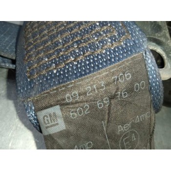 Recambio de cinturon seguridad delantero derecho para opel agila cosmo referencia OEM IAM 09213706 602697600 CON PRETENSOR