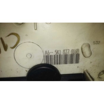 Recambio de cerradura puerta delantera derecha para volkswagen golf vi (5k1) rabbit bluemotion referencia OEM IAM A65K1837016B  