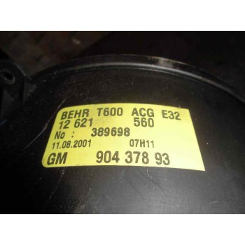 Recambio de motor calefaccion para opel zafira a 2.0 dti referencia OEM IAM 90437893  