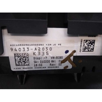 Recambio de cuadro instrumentos para kia pro_cee´d ( ) 1.6 crdi cat referencia OEM IAM 94033A2050  
