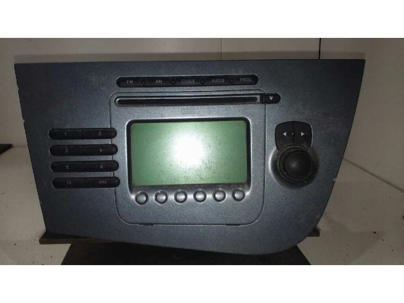 Recambio de sistema audio / radio cd para seat leon (1p1) reference referencia OEM IAM 1P1035186BN87  