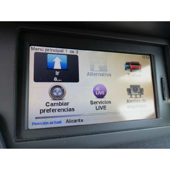 Recambio de pantalla multifuncion para renault scenic iii grand dynamique referencia OEM IAM   