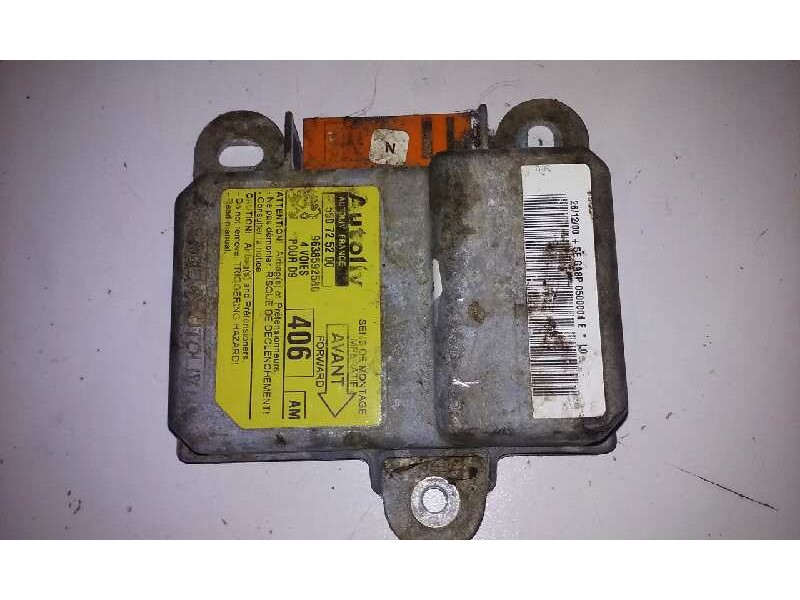 Recambio de centralita airbag para peugeot 406 berlina (s1/s2) srdt referencia OEM IAM 9638592580 9638592580 
