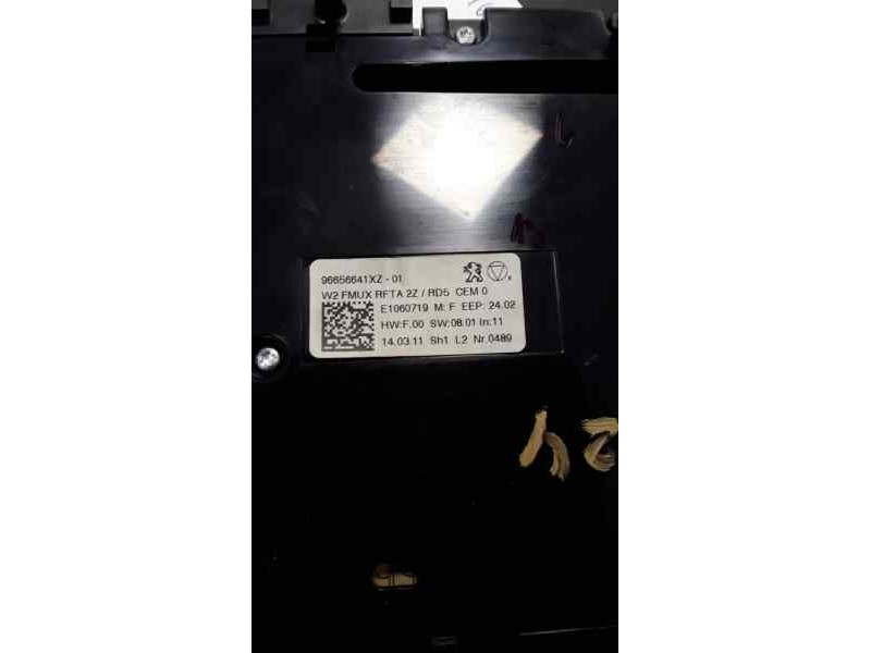 Recambio de mando climatizador para peugeot 508 active referencia OEM IAM 96656641XZ  