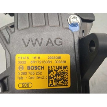 Recambio de potenciometro pedal para seat toledo (kg3) reference referencia OEM IAM 6R1721503H 0280755252 6 PINS