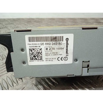 Recambio de sistema audio / radio cd para peugeot 508 active referencia OEM IAM 9666994980 CAJA 