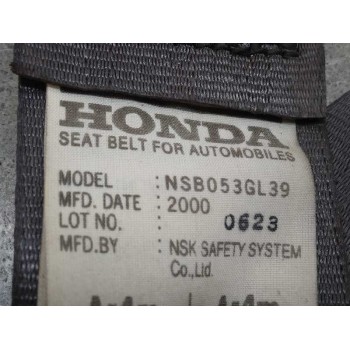 Recambio de cinturon seguridad trasero izquierdo para honda hr-v (gh) vtec top 4wd (5-ptas.) referencia OEM IAM 0429042  