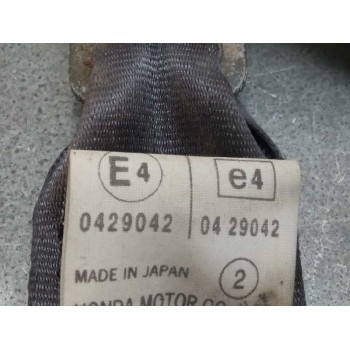 Recambio de cinturon seguridad trasero izquierdo para honda hr-v (gh) vtec top 4wd (5-ptas.) referencia OEM IAM 0429042  
