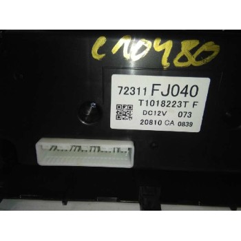 Recambio de mando climatizador para subaru xv active referencia OEM IAM 72311FJ040  