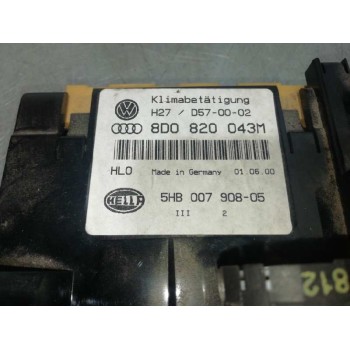 Recambio de mando climatizador para audi a4 berlina (b5) 1.8 referencia OEM IAM 8D0820043M  