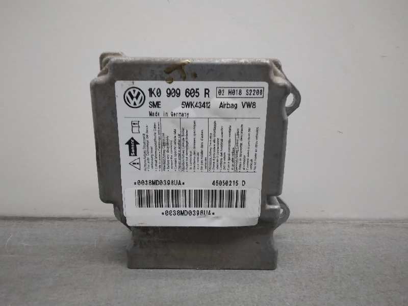 Recambio de centralita airbag para volkswagen golf v berlina (1k1) sportline referencia OEM IAM 1K0909605R  