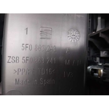 Recambio de apoyabrazos central para seat leon (5f1) cupra 300 referencia OEM IAM 5F0863243A  