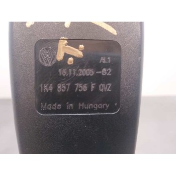 Recambio de enganche cinturon para volkswagen golf v berlina (1k1) sportline referencia OEM IAM 1K4857756F DELANTERO DERECHO 
