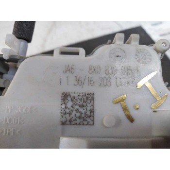 Recambio de cerradura puerta trasera izquierda para audi a4 berlina (8w2) sport edition referencia OEM IAM 8X0839015E 5 PIN 