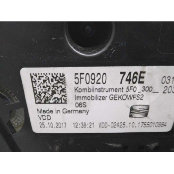 Recambio de cuadro instrumentos para seat leon (5f1) cupra 300 referencia OEM IAM 5F0920746E 5F0920746E 