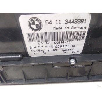 Recambio de mando climatizador para bmw x3 (e83) 2.0 16v diesel cat referencia OEM IAM 3443981  
