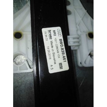 Recambio de elevalunas trasero izquierdo para audi a4 berlina (8w2) sport edition referencia OEM IAM 8W0839461 MECANISMO CONFORT