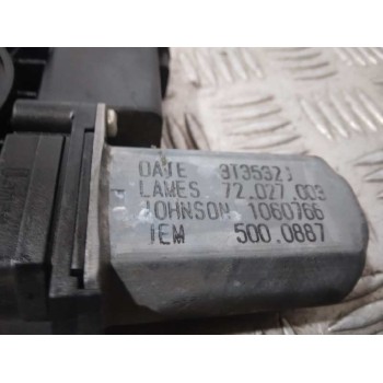 Recambio de elevalunas delantero derecho para opel combo d edition l1h1 referencia OEM IAM 52063785 6 PINES 