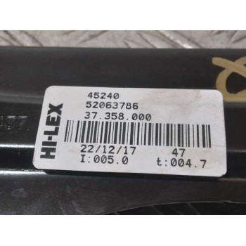 Recambio de elevalunas delantero izquierdo para opel combo d edition l1h1 referencia OEM IAM 52063786 6 PINES 