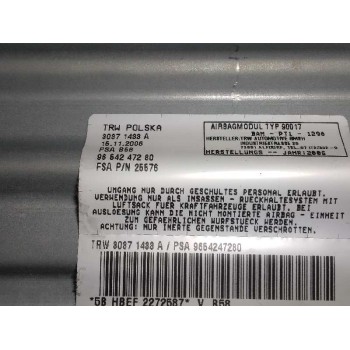 Recambio de kit airbag para citroën c4 grand picasso sx referencia OEM IAM 9654102280  