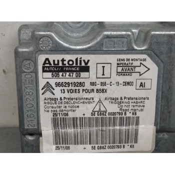 Recambio de kit airbag para citroën c4 grand picasso sx referencia OEM IAM 9654102280  