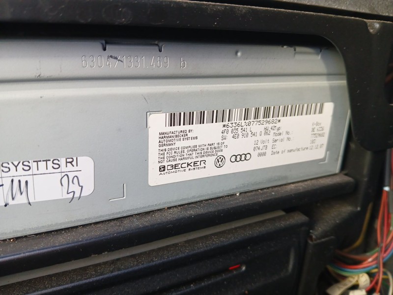 Recambio de modulo electronico para audi a5 (8t3) 2.7 tdi referencia OEM IAM 4F0035541L  4E0910541Q