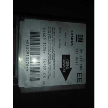 Recambio de centralita airbag para opel corsa b sport referencia OEM IAM 09114585 09114585 