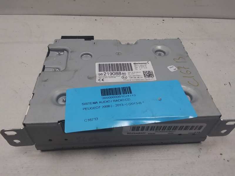 Recambio de sistema audio / radio cd para peugeot 2008 (--.2013) referencia OEM IAM 9821908880  