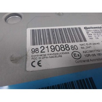 Recambio de sistema audio / radio cd para peugeot 2008 (--.2013) referencia OEM IAM 9821908880  