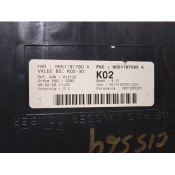 Recambio de centralita bsi para peugeot 307 (s1) xr referencia OEM IAM 9651197080 9651197780 