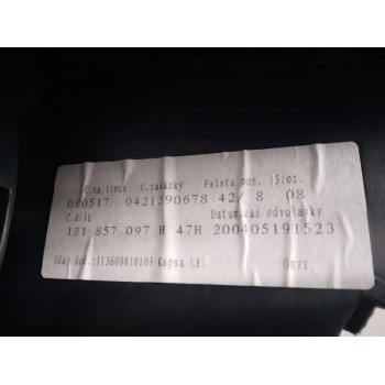 Recambio de guantera para skoda octavia berlina (1z3) active referencia OEM IAM 1Z1857097H 1Z1857097H47H RAYADA