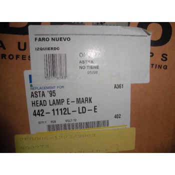 Recambio de faro izquierdo para opel astra f berlina referencia OEM IAM 442112LLDE NUEVO 1995 -->
