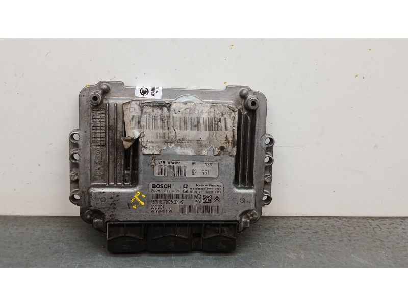 Recambio de centralita motor uce para peugeot 207 1.6 hdi cat (9hz / dv6ted4) referencia OEM IAM 9661004480 0281012465 