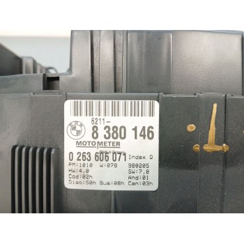 Recambio de cuadro instrumentos para bmw serie 3 berlina (e46) 323i referencia OEM IAM 62118380146 0263606071 8380146